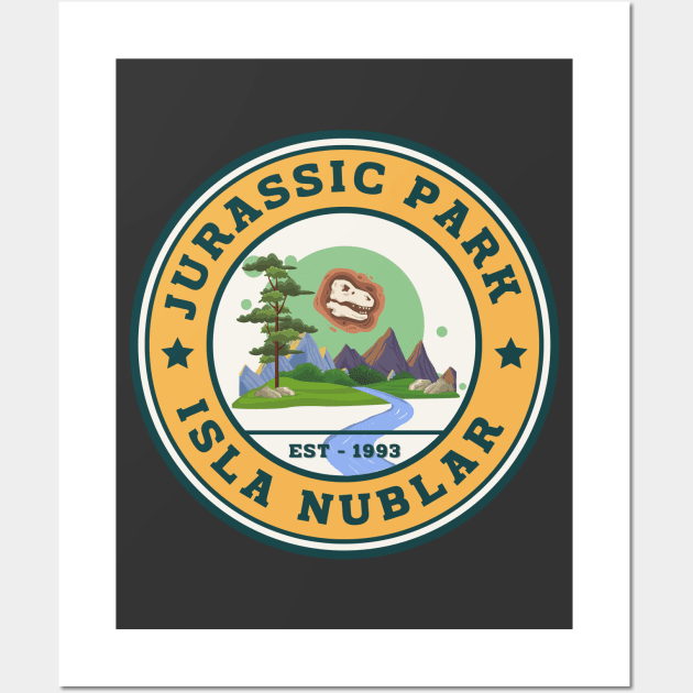 Jurassic Park Isla Nublar Wall Art by Jurassic Merch